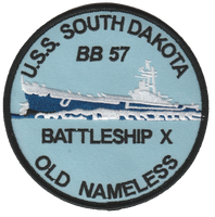 USS South Dakota BB-57 Patch