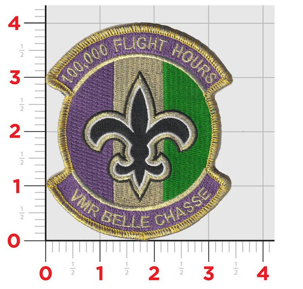 Official VMR Belle Chasse 100,000 Flight Hours Patch
