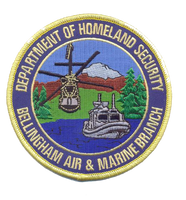 US Custom and Border Protection, Bellingham Air Branch Full Color- With Hook and Loop