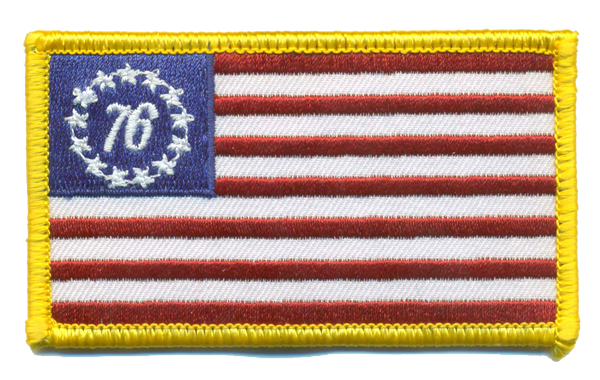 Betsy Ross Bicentennial 76 Flag Patch