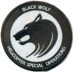 Black Wolf Special Operations Helicopters Patches