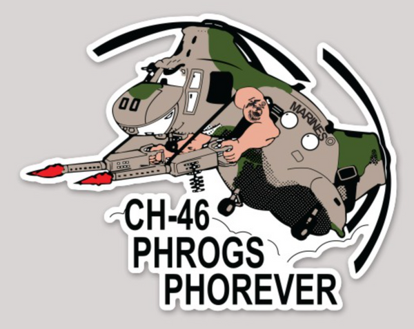 CH-46 PHROGS Phorever Sticker