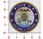 Officially Licensed US Navy CVN-74 USS John C Stennis Patch