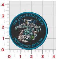 Officially Licensed USMC Cold Hard Corps Cryogenics 6074 Patch