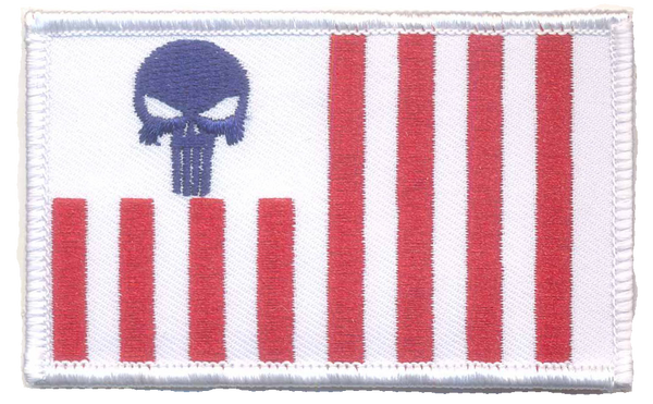US Customs Ensign with Punisher Skull