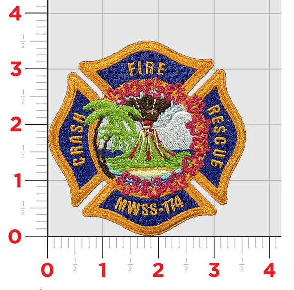 Official MWSS-174 Crash Fire Rescue Patch