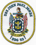 USS John Paul Jones DDG-53 Patch