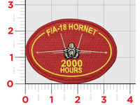 F-18 Hornet Hours Patches