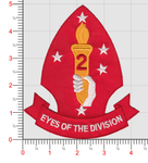 Officially Licensed USMC 2nd MARDIV Eyes of the Division Patch