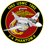 Officially Licensed USMC F-4 Phantom Commemorative Sticker