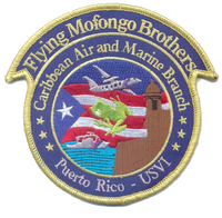 Official US Customs and Border Protection Flying Mofongo Brothers Puerto Rico Air and Marine Branch Patch