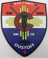 Official New Mexico/ Colorado Army Guard G Co 1-168th Dustoff Patches
