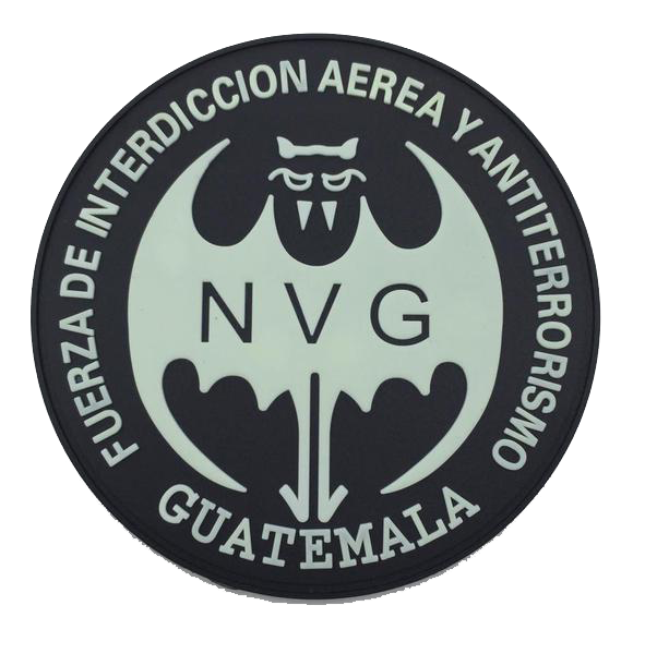 Guatemalan Air Force NVG Helicopter PVC Patch-With Hook and Loop