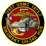Officially Licensed USMC UH-34D Commemorative Sticker