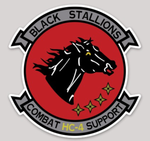 US Navy HC-4 Black Stallions Sticker