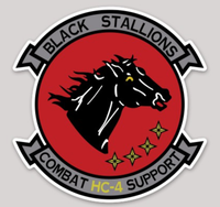 US Navy HC-4 Black Stallions Sticker