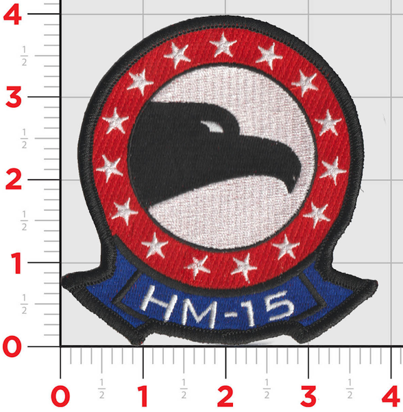 Officially Licensed US Navy HM-15 Blackhawks Patch