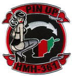 Official HMH-361 Full Color Pin-up Patch