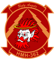 Officially Licensed USMC HMH-362 Ugly Angels 1996 Sticker