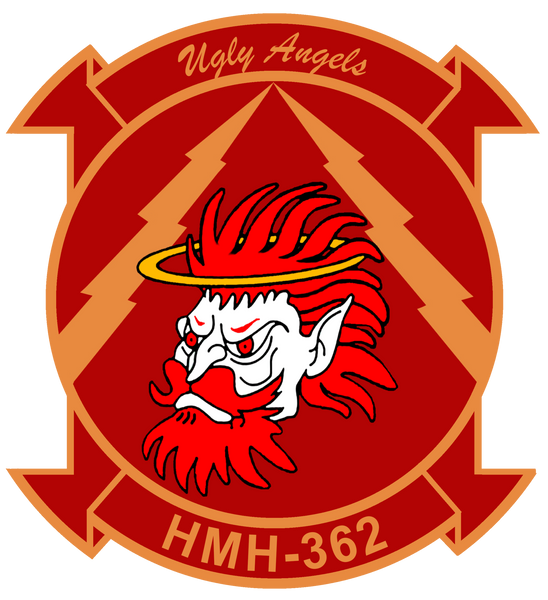 Officially Licensed USMC HMH-362 Ugly Angels Sticker