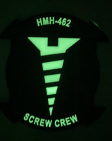 Officially Licensed HMH-462 Screw Crew PVC Glow Patch