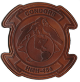 Officially Licensed USMC HMH-464 Condors Leather Patch