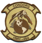 Officially Licensed USMC HMH-464 Condors Desert Patch