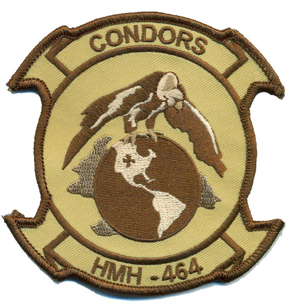Officially Licensed USMC HMH-464 Condors Desert Patch