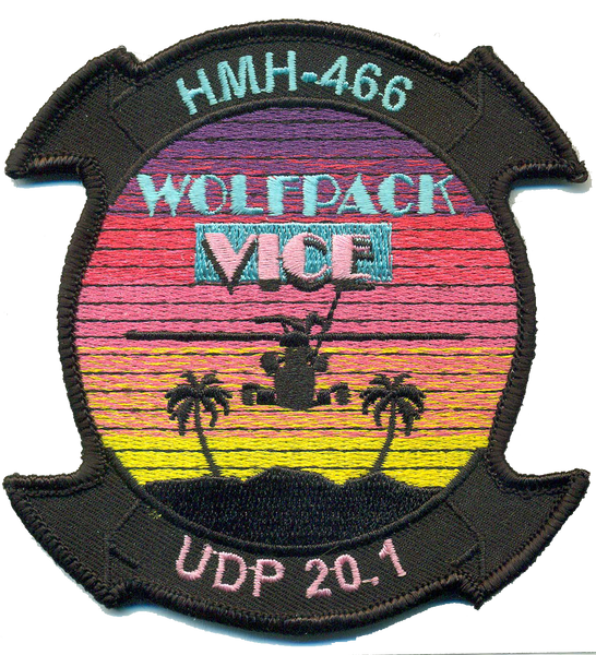 Official HMH-466 Wolfpack Vice Patch
