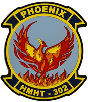 Officially Licensed HMHT-302 Full Color Squadron Patch