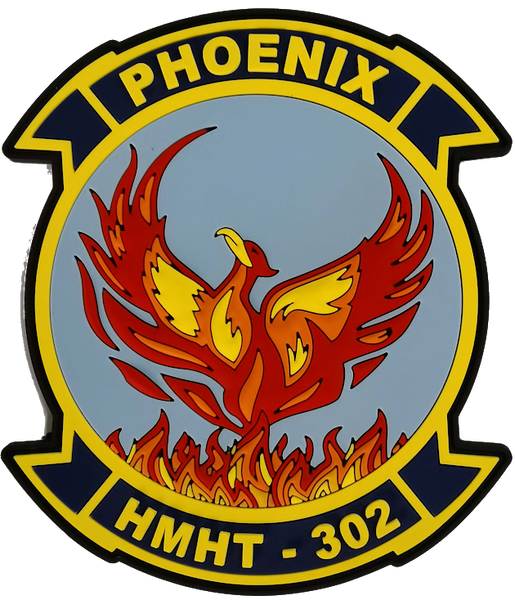 Officially Licensed HMHT-302 Full Color Squadron Patch