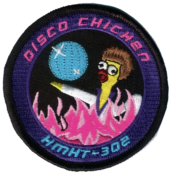 Official HMHT-302 Disco Chicken Shoulder Patches