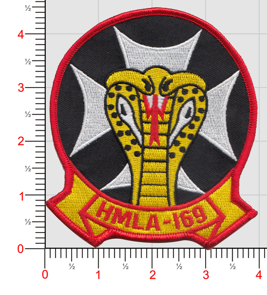 Officially Licensed USMC HMLA-169 Vipers Patch