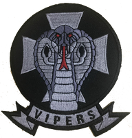 Officially Licensed USMC HMLA-169 Vipers Squadron Patches