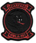 Officially Licensed USMC HMLA-367 Scarface Night Ops Patch