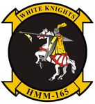 Officially Licensed USMC HMM-165 White Knights Sticker