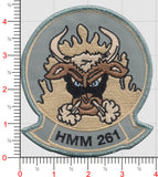 Officially Licensed USMC HMM-261 Raging Bulls Patches