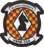 Officially Licensed HMM-264 Black Knights Leather Patch