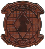 Officially Licensed HMM-264 Black Knights Leather Patch