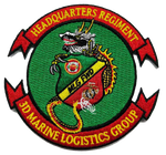 Officially Licensed USMC HQ Regiment 3rd MLG Marine Logistics Group Patch
