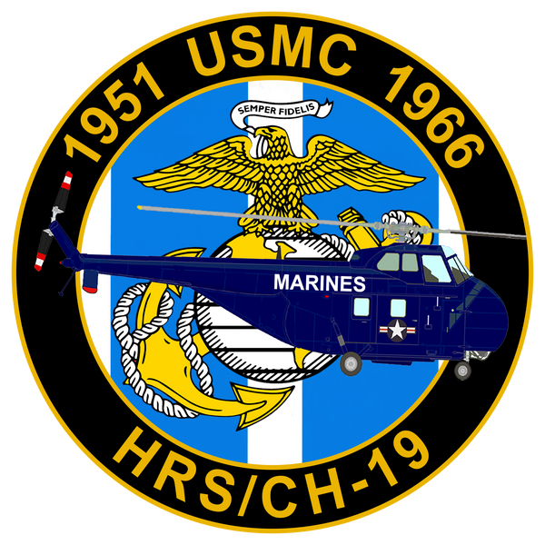 USMC HRS/CH-19 Commemorative Sticker