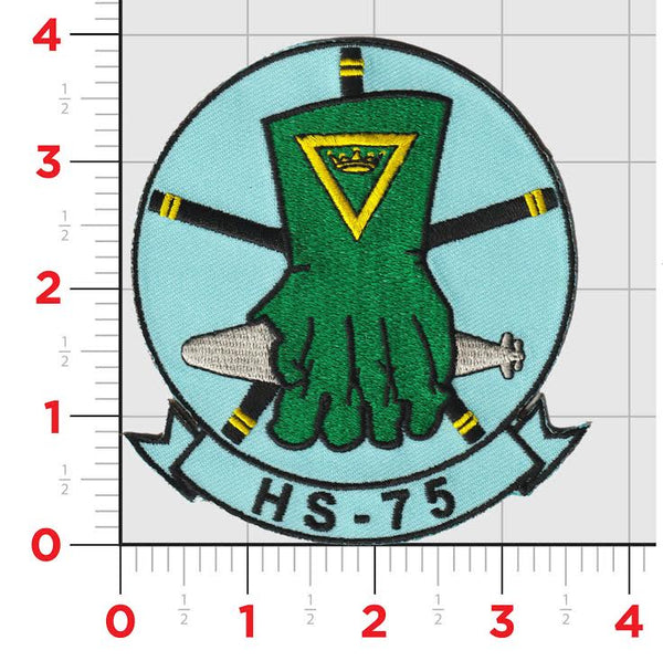 Officially Licensed US Navy HS-75 Emerald Knights Patch