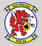 Officially Licensed HSC-84 Red Wolves stickers