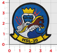 Officially Licensed US Navy Helicopter Squadron HSL-30 Neptune's Horsemen Patch