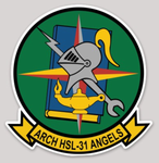 US Navy Helicopter Squadron HSL-31 Sticker