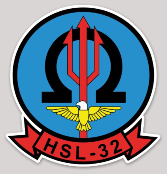 US Navy Helicopter Squadron HSL-32 Sticker