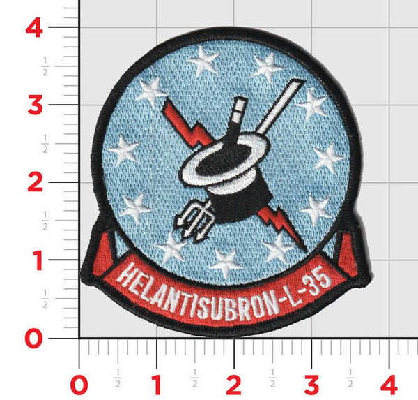 Officially Licensed US Navy Helicopter Squadron HSL-35 Magicians Patch