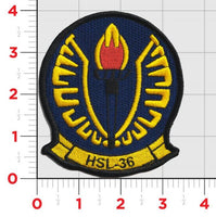 Officially Licensed US Navy Helicopter Squadron HSL-36 Lamplighters Patch