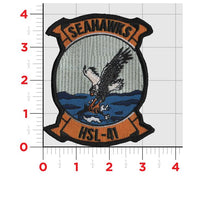Officially Licensed US Navy Helicopter Squadron HSL-41 Seahawks Patch