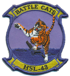 Officially Licensed US Navy HSL-43 Battle Cats Patch